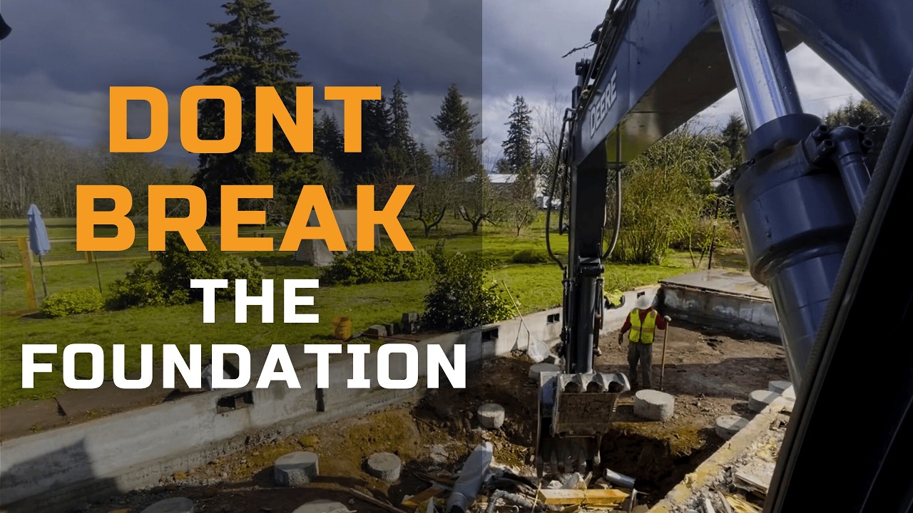 We Demolished The Castle House And Saved The Foundation!