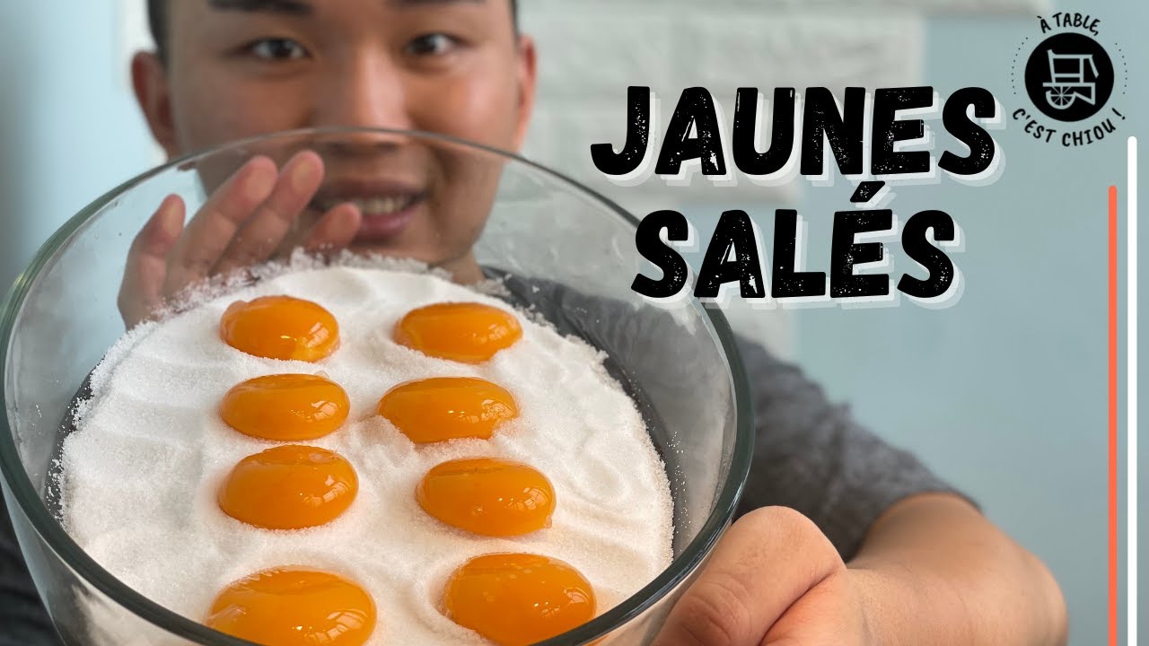 Recette des jaunes d'œufs salés séchés - Recette traditionnelle et rapide des jaunes séchés !
