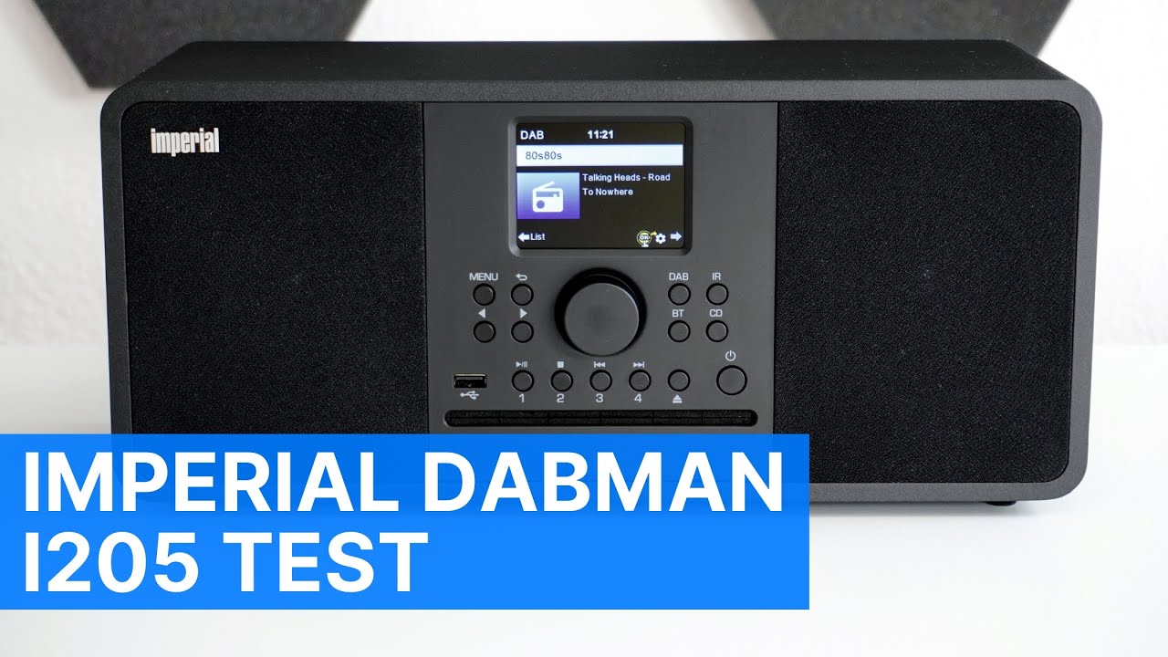 Schicke Kompaktanlage mit DAB+, Internetradio, CD und Bluetooth (Imperial DABMAN i205 Test)