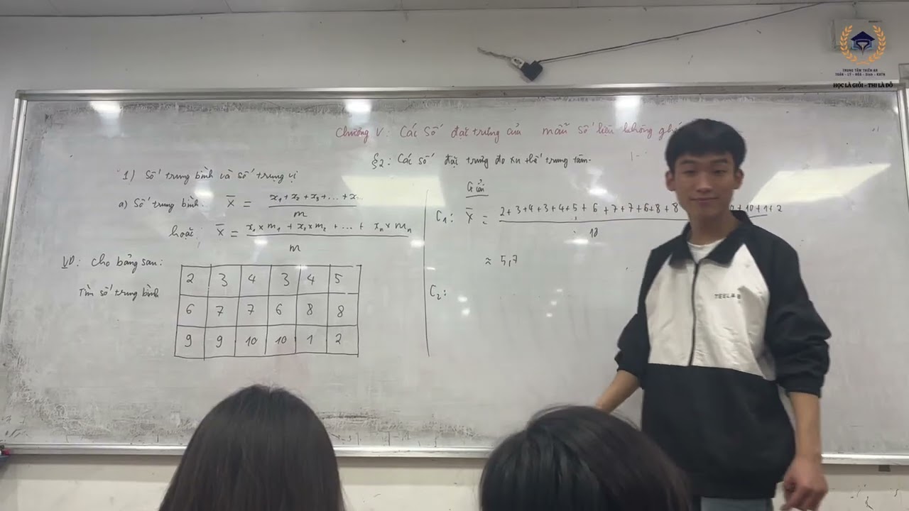 TOÁN 10 | Chương V - Bài 13. Các số đặc trưng đo xu thế trung tâm.