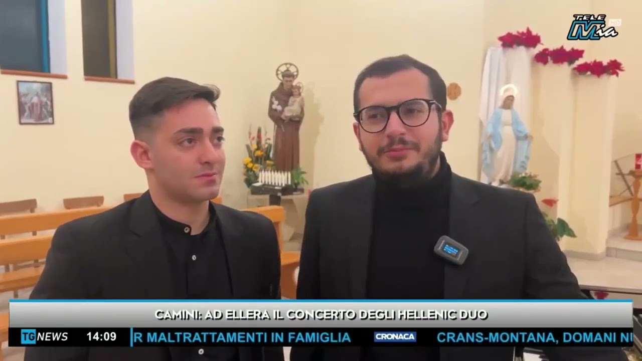 Tg Tele Mia - Ellera di Camini : concerto dell' Epifania, 06 gennaio 2026