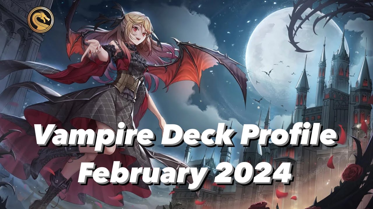 Yu-Gi-Oh! Vampire Deck Profile - February 2024 - Guest appearance from my son!