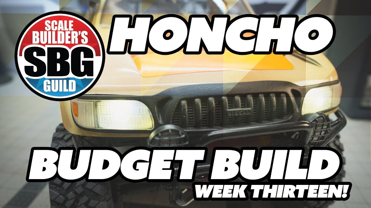 SCX10 2 Honcho $50 Budget Build Week 13 - Grille Giveaway and Bumper