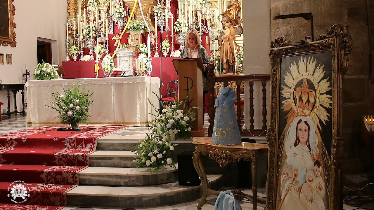 Virgen de la Cabeza. Patrona de Álora. Presentación Cuadro y Saya. Actos 2021.