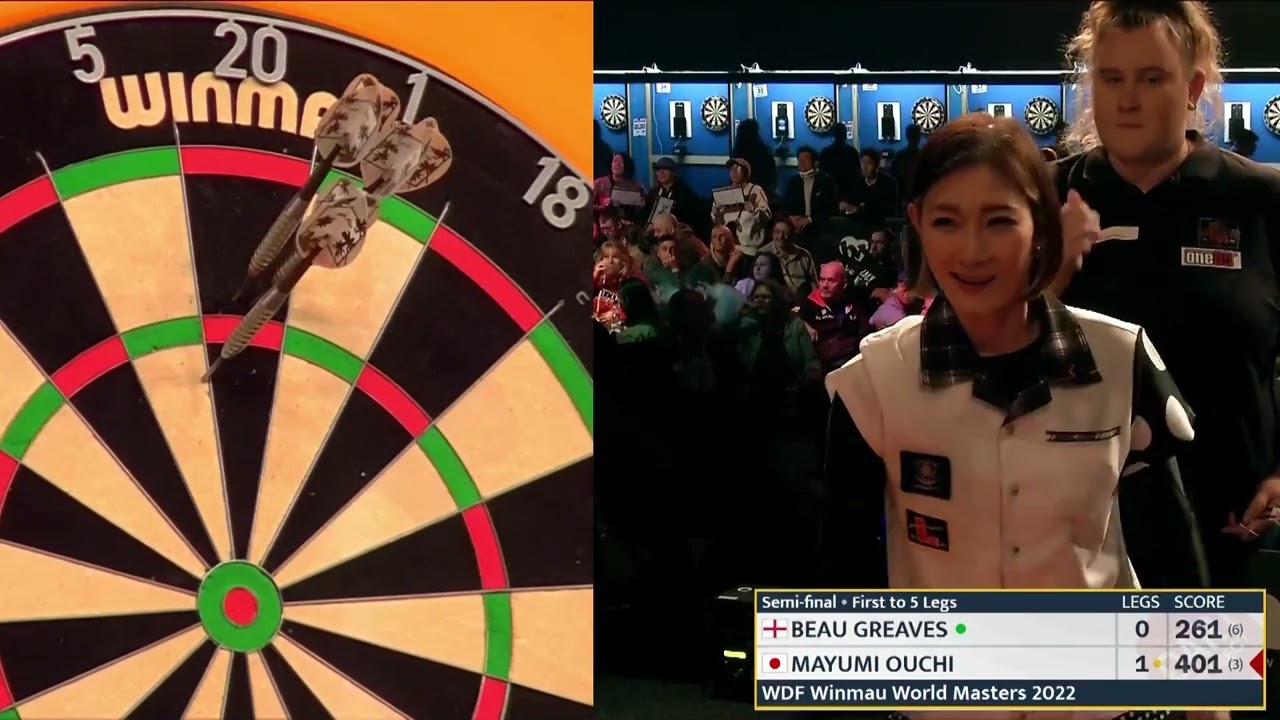 Бо Гривз против Маюми Оучи, женский полуфинал, Winmau World Masters 2022