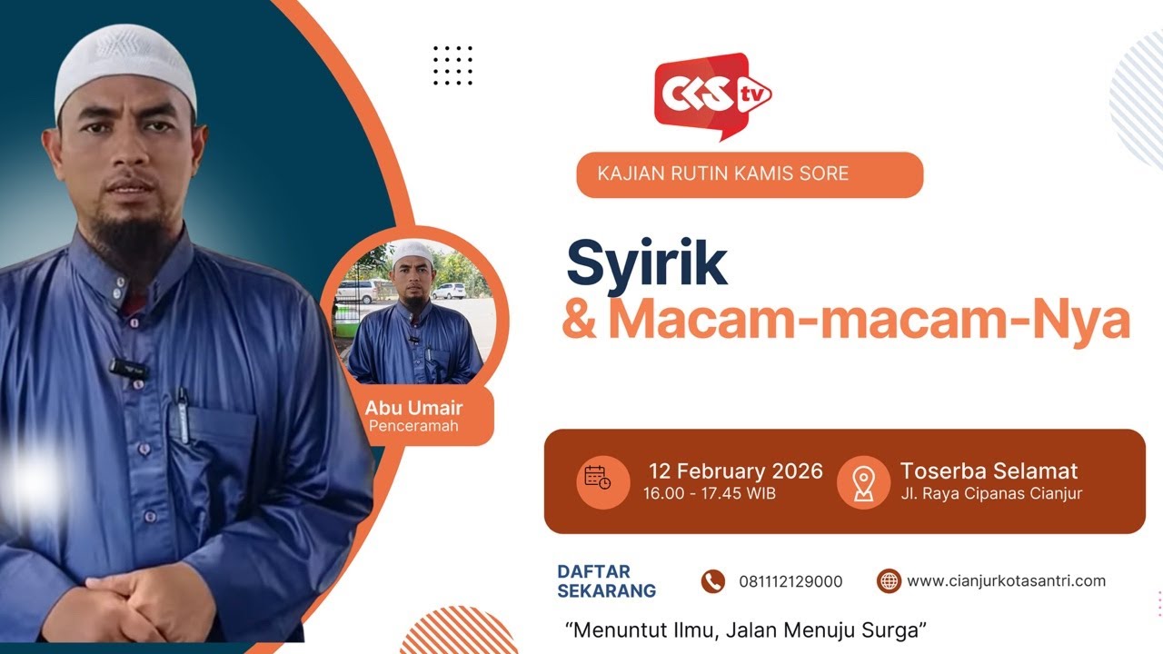SYIRIK DAN MACAM-MACAMNYA #abuumair