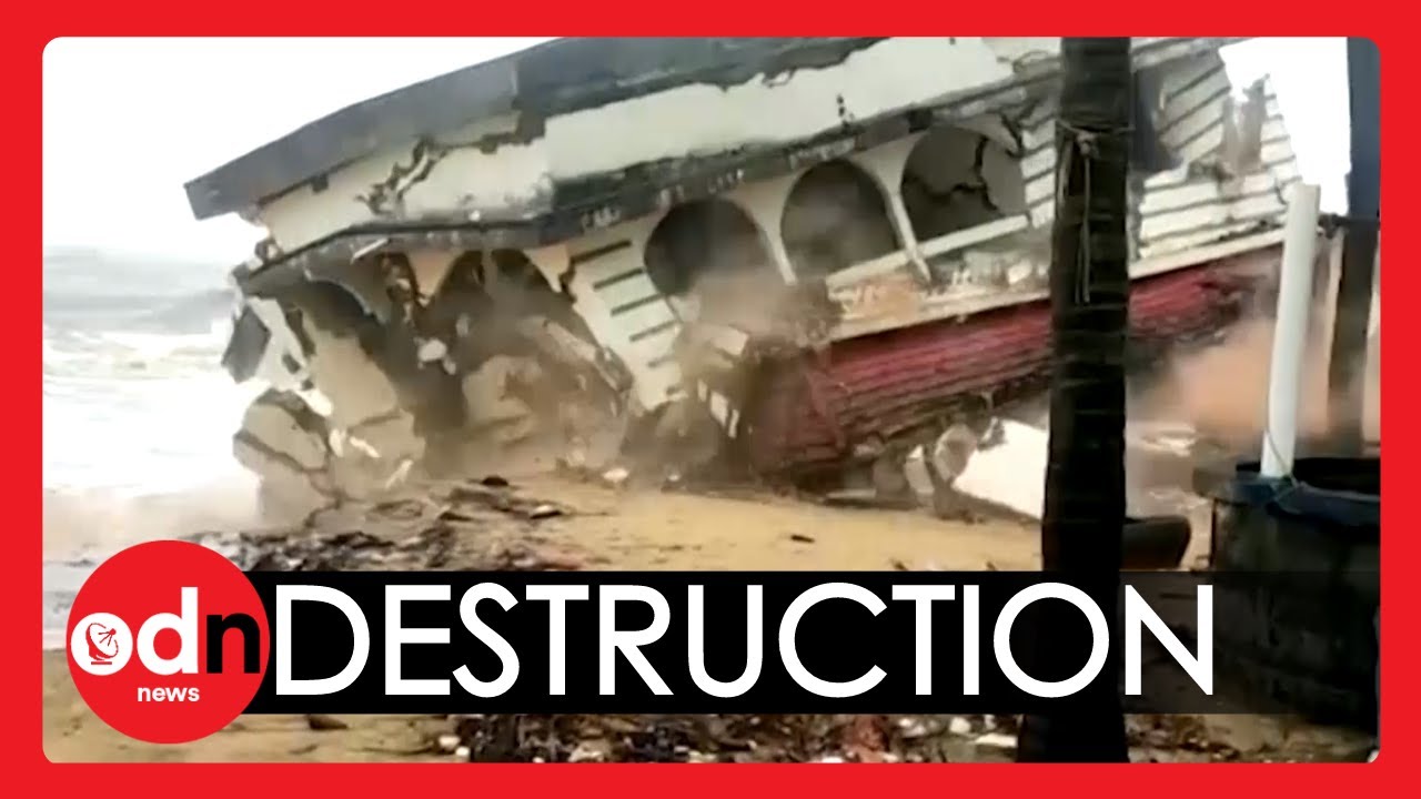 Cyclone Tauktae SMASHES India Causing Buildings to Collapse in Heavy Rain