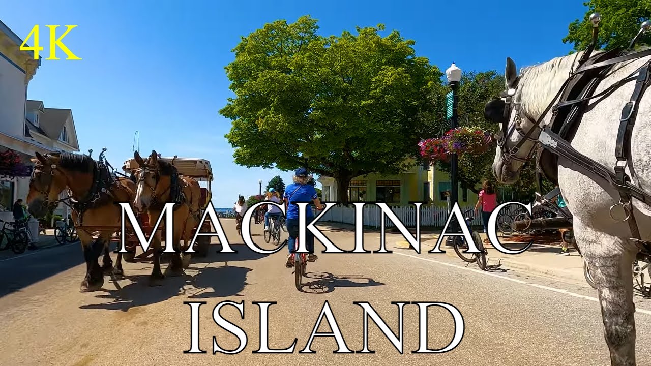 Mackinac Island 4K - No Cars Allowed - USA