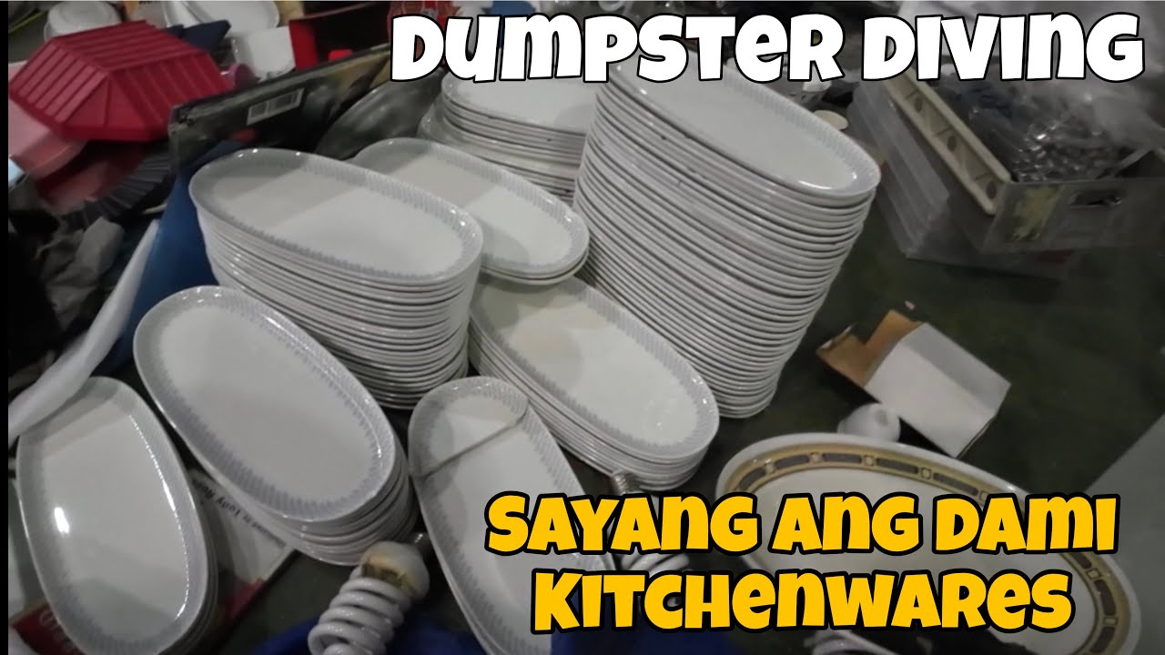 MIDNIGHT DUMPSTER DIVING | SAYANG MGA KITCHENWARES | BESTIE BUDDY