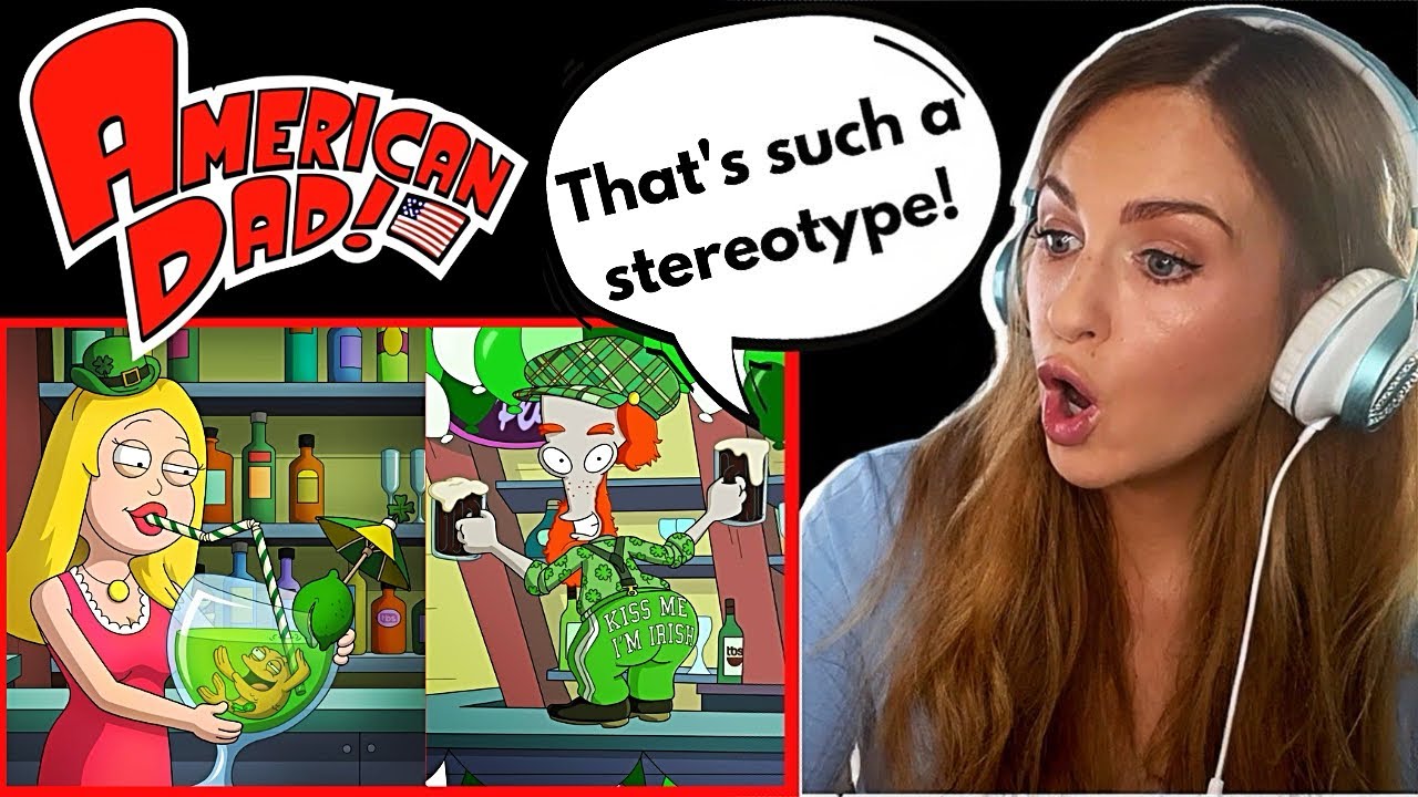 American Dad | Irish Girl First Time Irish episode Reaction