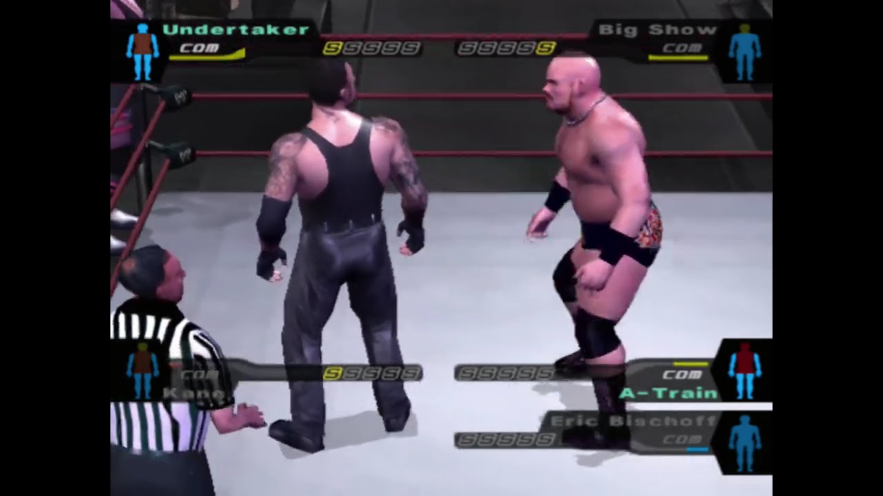 Big Show & A-Train VS Undertaker & Kane- WWE SmackDown! 5 Here Comes The Pain XRGB-Mini Framemeister