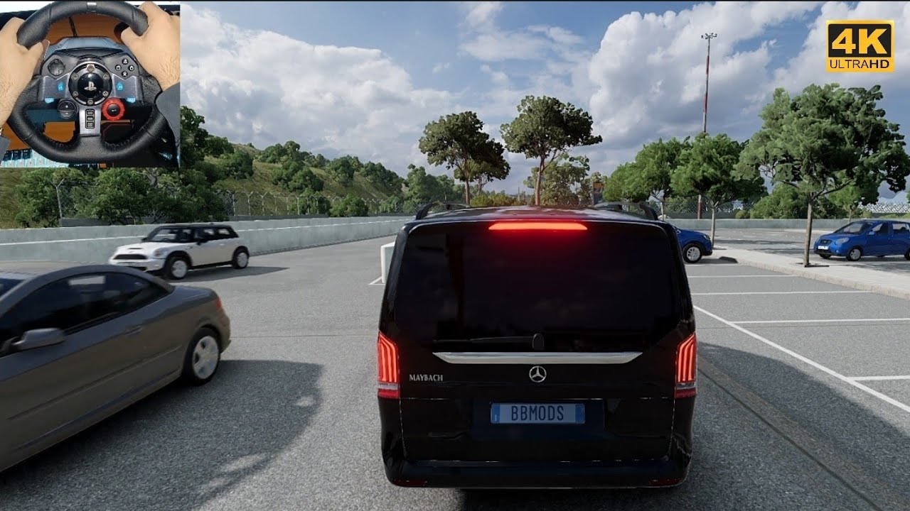 Mercedes V-Class Maybach Style - Luxury POV Driving in 4K | Logitech G29 | BeamNG.drive