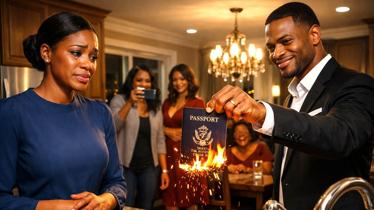 Unaware His Wife Had Just Inherited a $59B Fortune, Husband Burned Her Passport The Night Before...