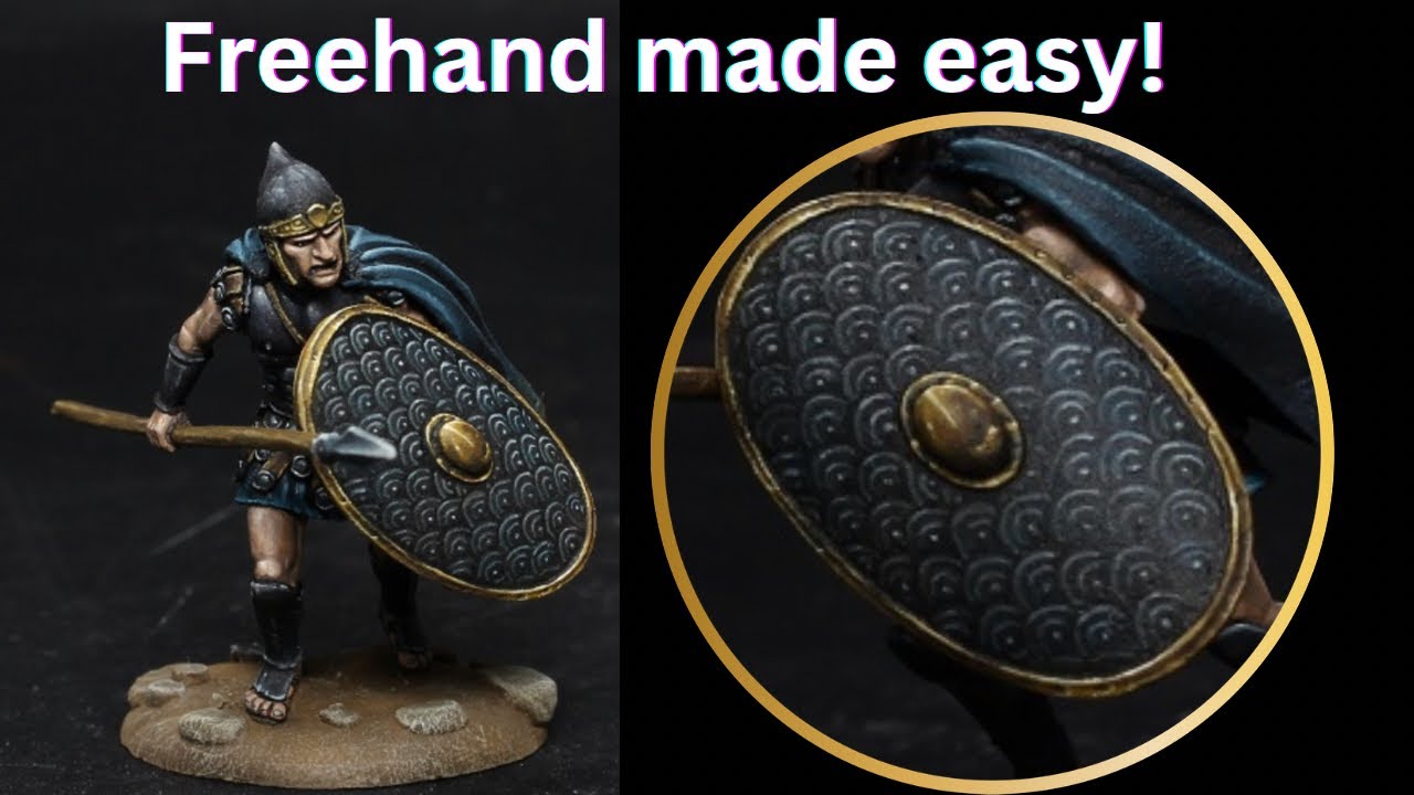 Warhammer painting freehand tutorial - step by step guide
