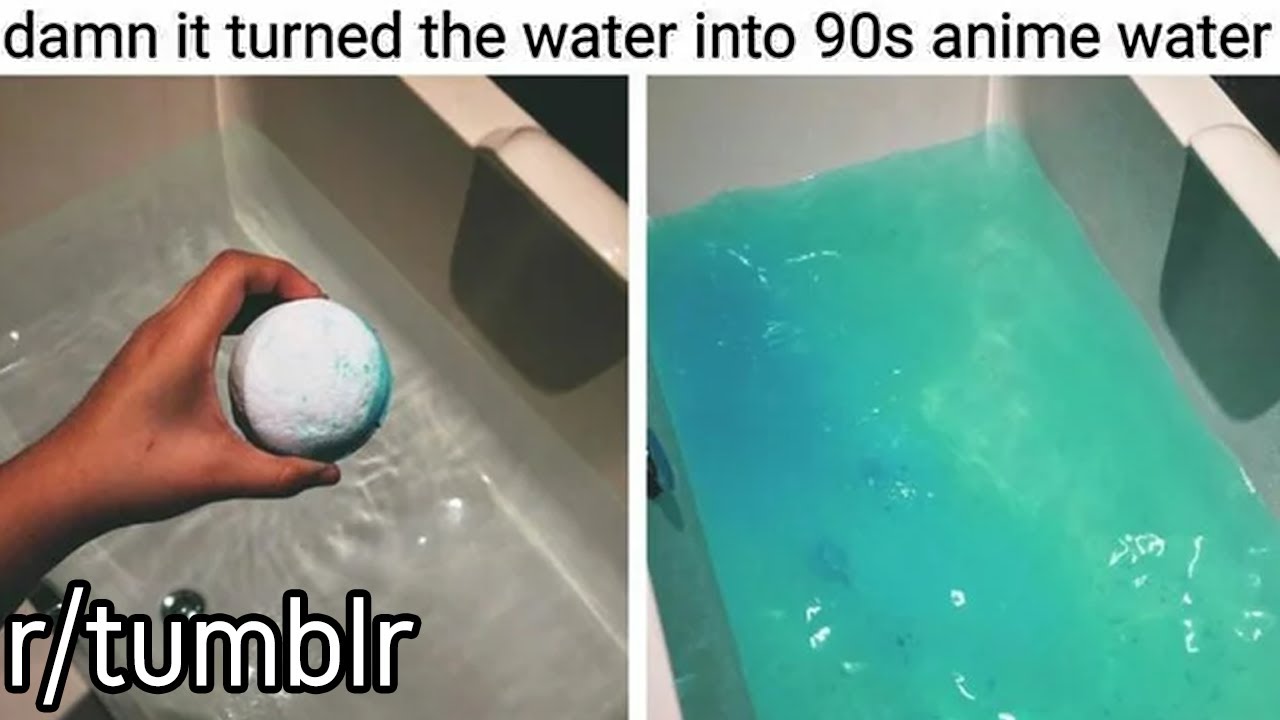 r/tumblr | Вода из аниме 90-х...