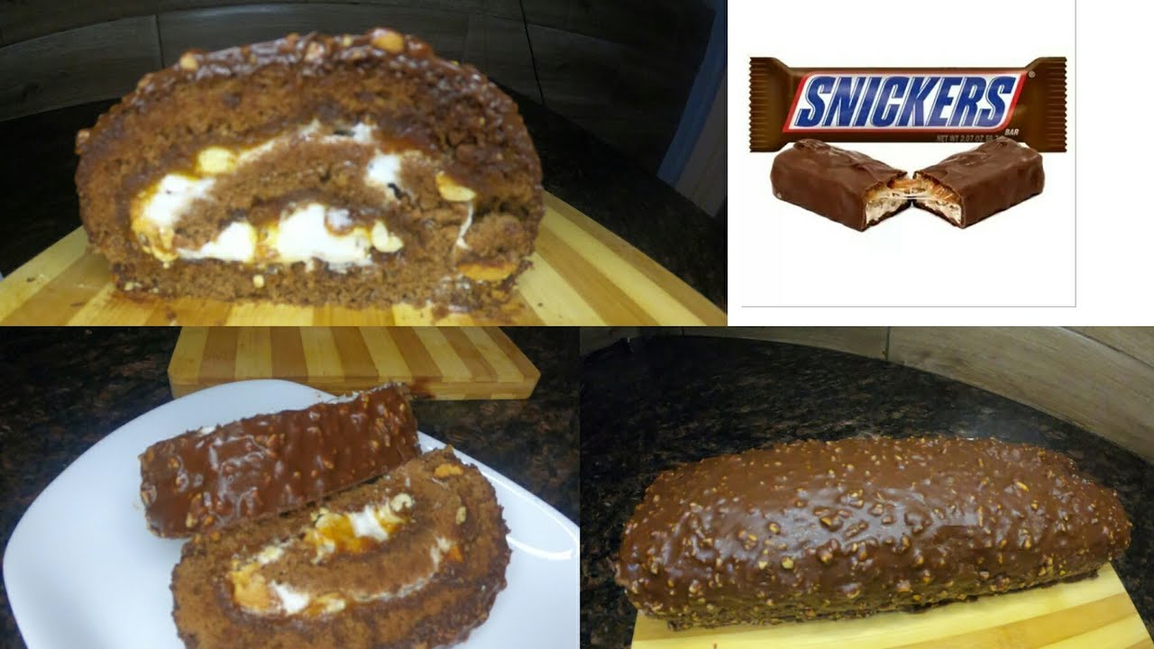 Biscuit Roulé façon  snickers