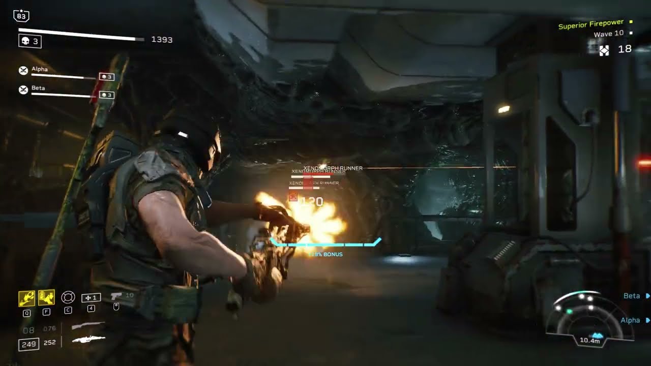 Aliens  Fireteam Elite   Lancer Horde Intense Solo