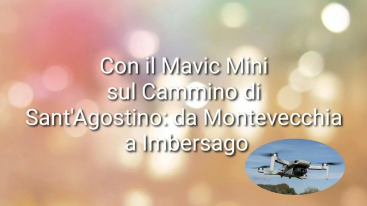 Con il MAVIC MINI sul Cammino di Sant'Agostino: da Montevecchia a Imbersago