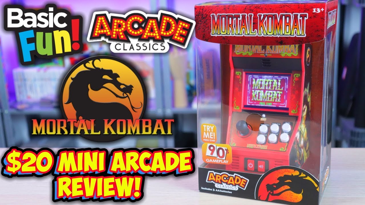 Мини-аркадный автомат Mortal Kombat за 20 долларов — обзор классических игровых автоматов №15!
