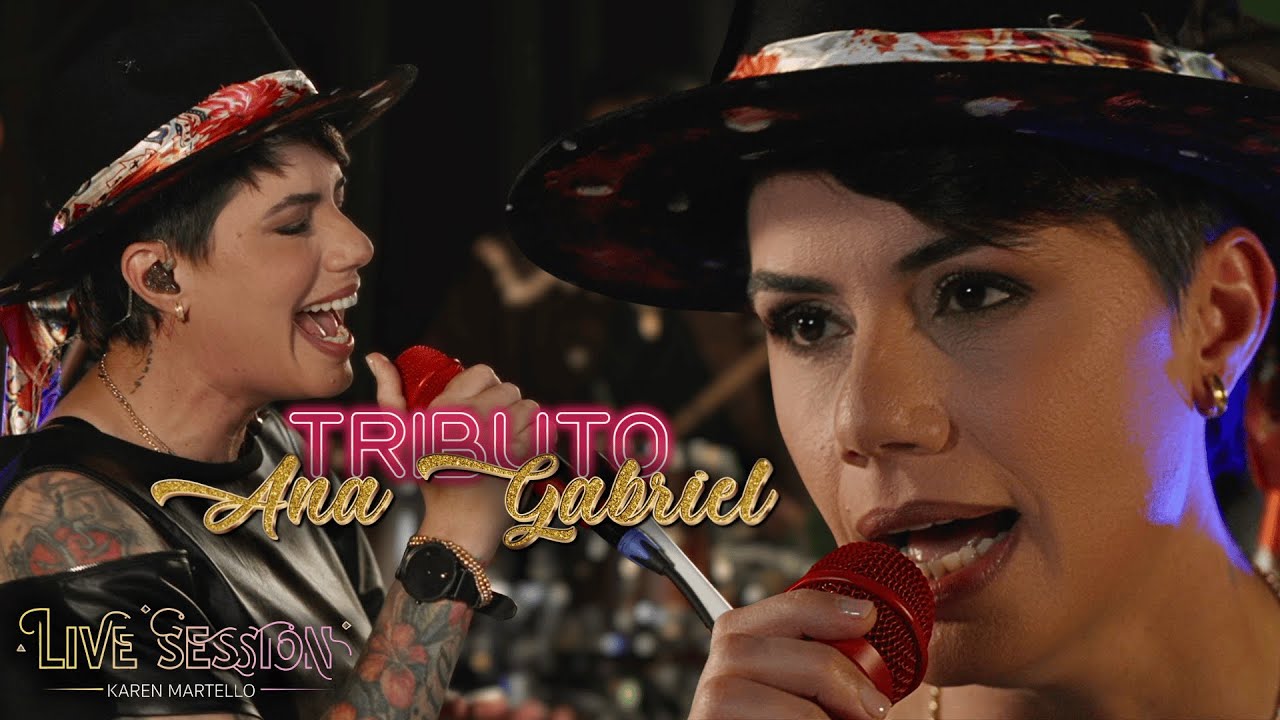 Tributo ANA GABRIEL 🔥 KAREN MARTELLO Live Session