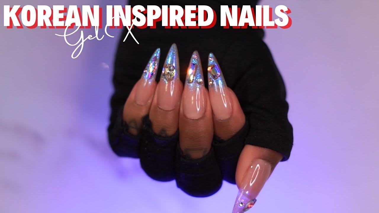 Korean Inspired Aurora Glass Gel Nails | Beginner Friendly Tutorial