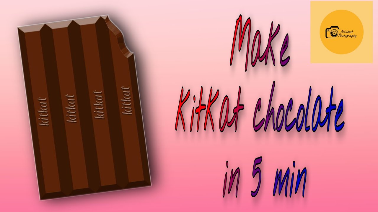 How to make chocolate design in photoshop