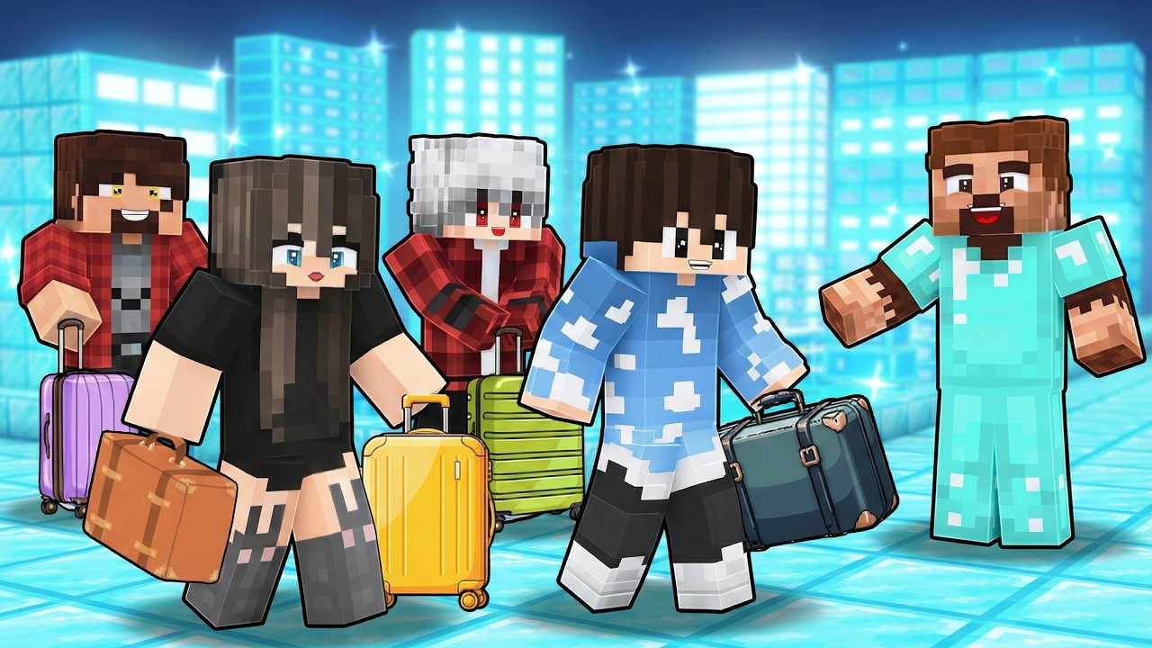 ŞEHRİMİZİ ELMAS YAPTIK, BİRSÜRÜ İNSAN TAŞINDI! 😱 - Minecraft
