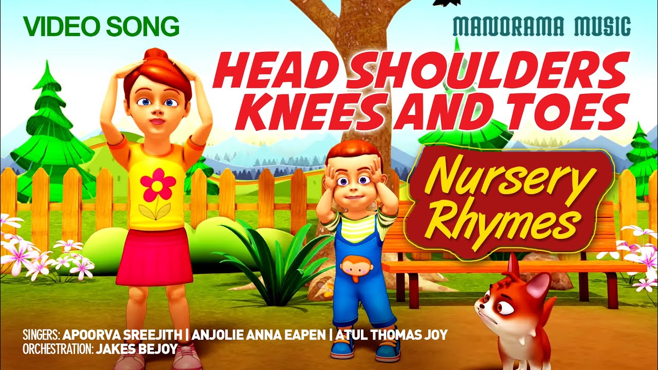 Head Shoulders Knees And Toes  | English Nursery Rhymes Video | Jakes Bejoy | Children Rhymes
