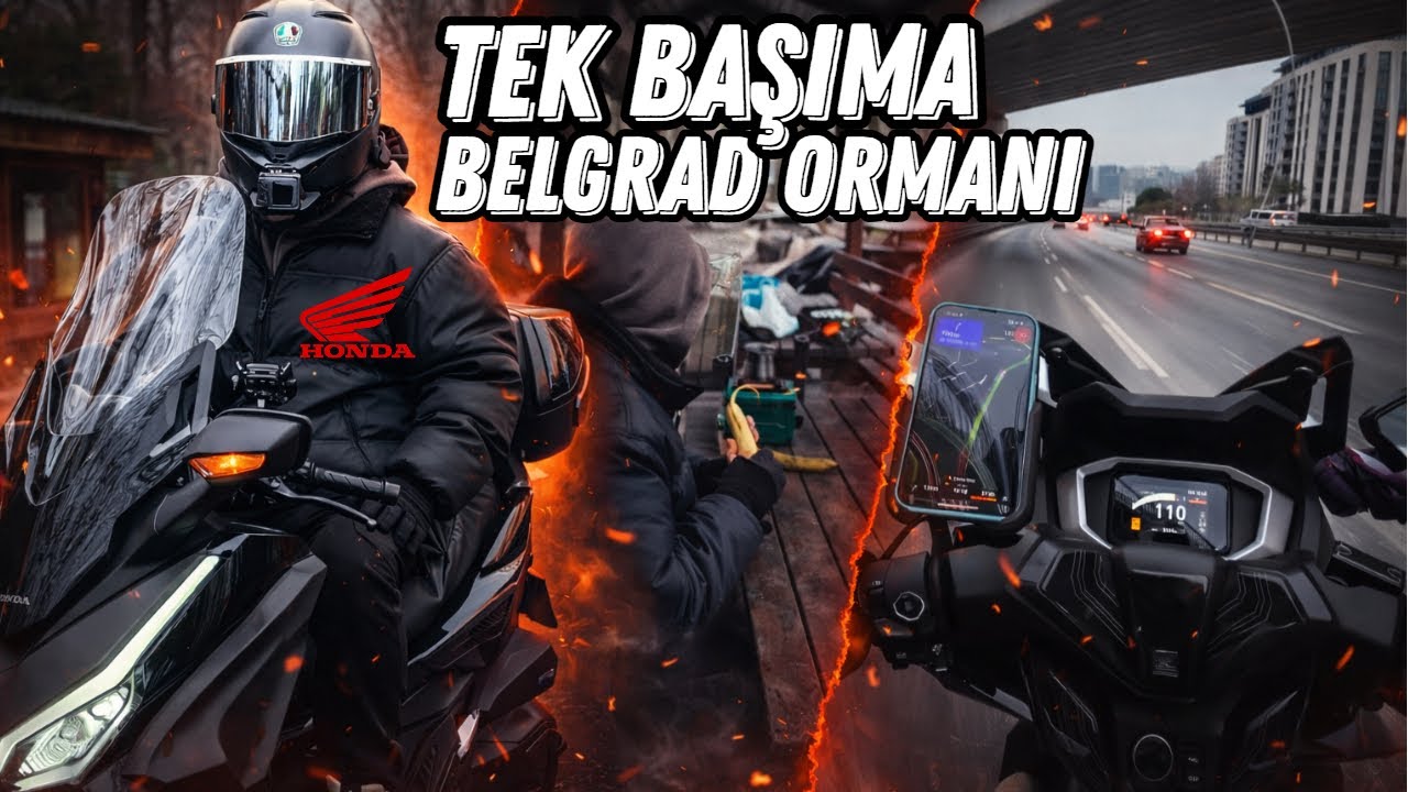 Şehirden Kaçış | Belgrad Ormanı | Honda FORZA 250