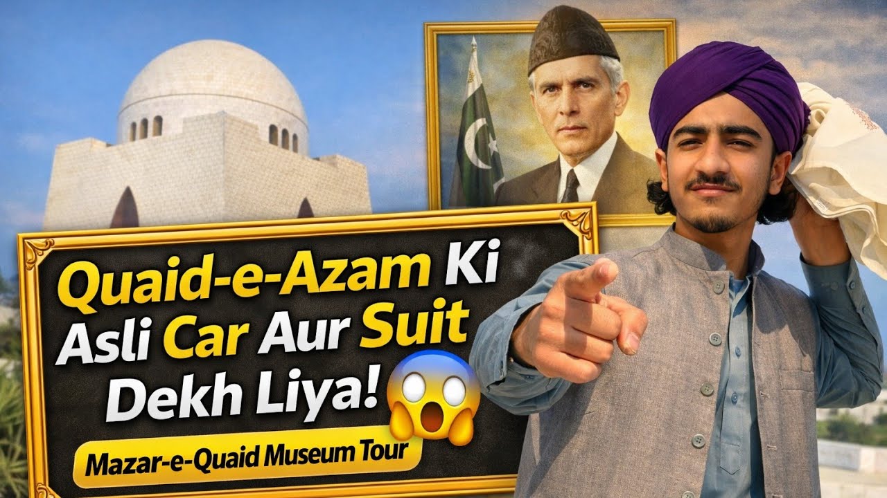 Inside Mazar-e-Quaid Museum 😲 | Quaid-e-Azam Ki Asli Car, Suit Aur Room | Karachi Vlog