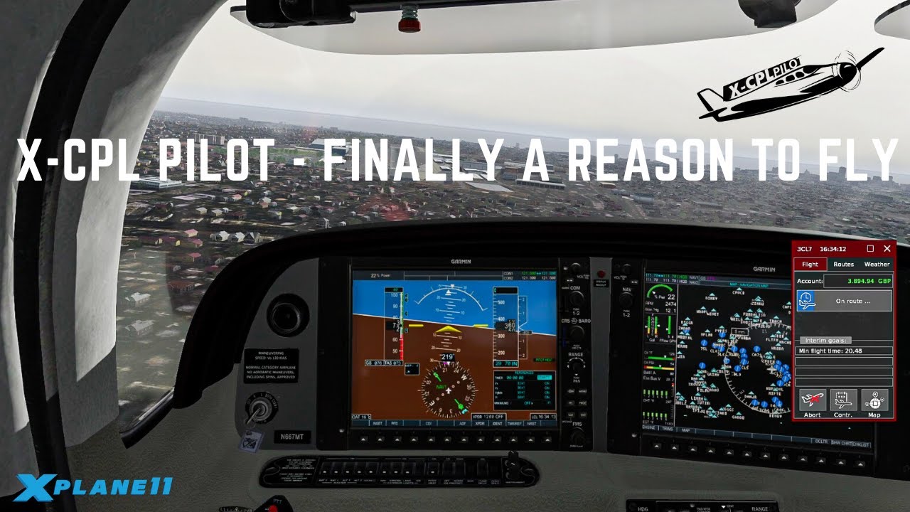 X-CPL Pilot for X Plane -  Finally a Reason to Fly!