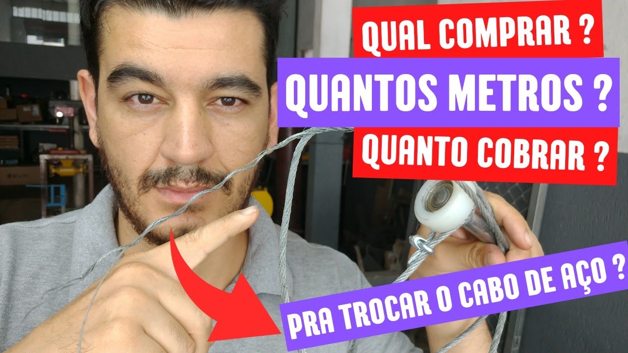 CABO DE AÇO DO PORTÃO BASCULANTE (respondendo inscrito)