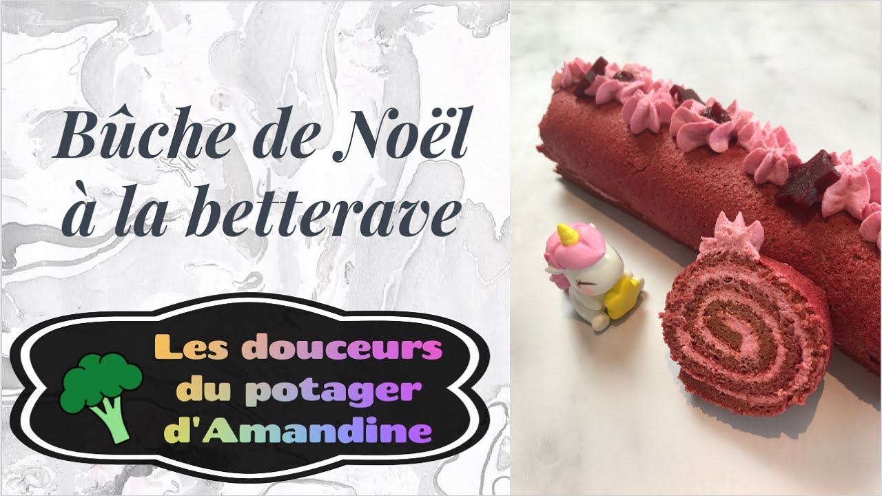 Bûche de Noël à la betterave toute douce