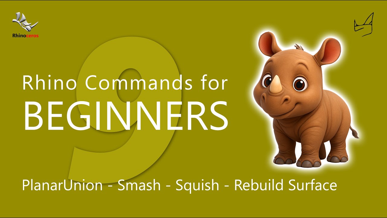 Rhino Commands for Beginners 09 - Surface Tools