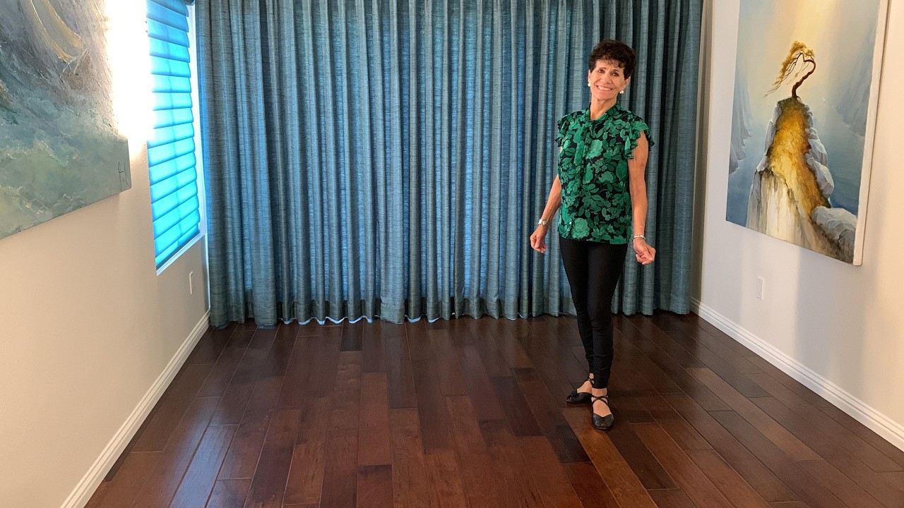 Esther line dance demonstration and tutorial by Stephie