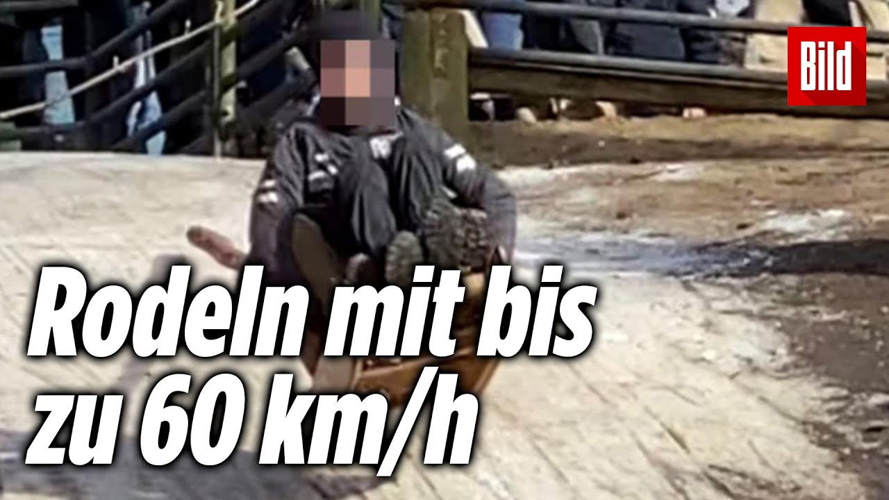 Kreek-Zeit! Hamburger rodeln mit bis zu 60 km/h an der Elbe