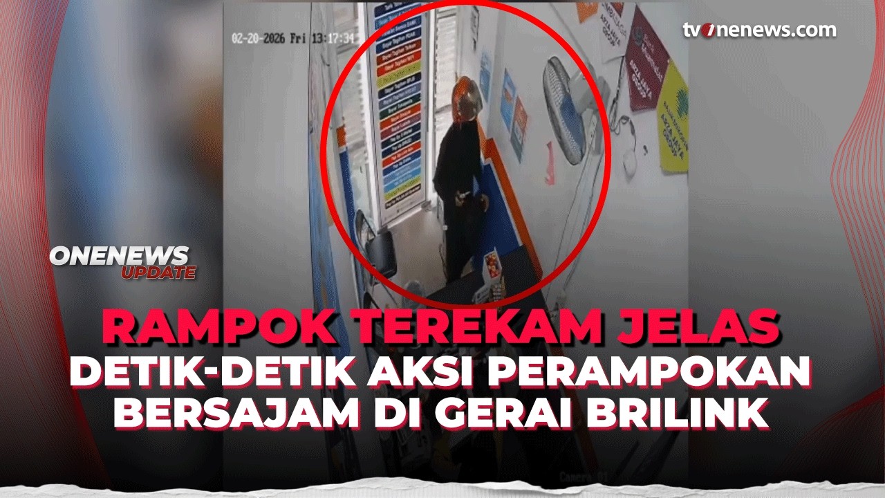 Todong Kasir Pakai Sajam, Perampok BRILink di Sampit Kabur Bawa Jutaan Rupiah | OneNews Update