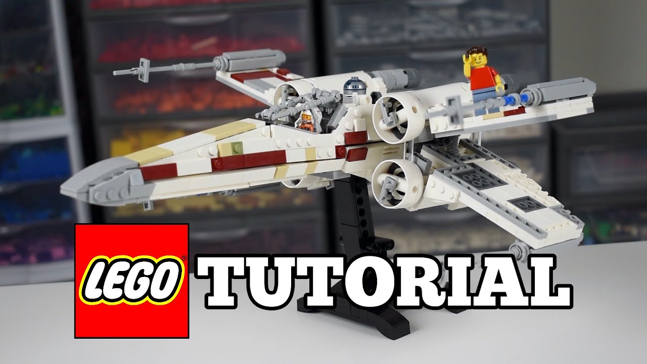 LEGO Star Wars Original Trilogy X - Wing MOC | A Design Fusion of Inthert and LEGO | - Tutorial