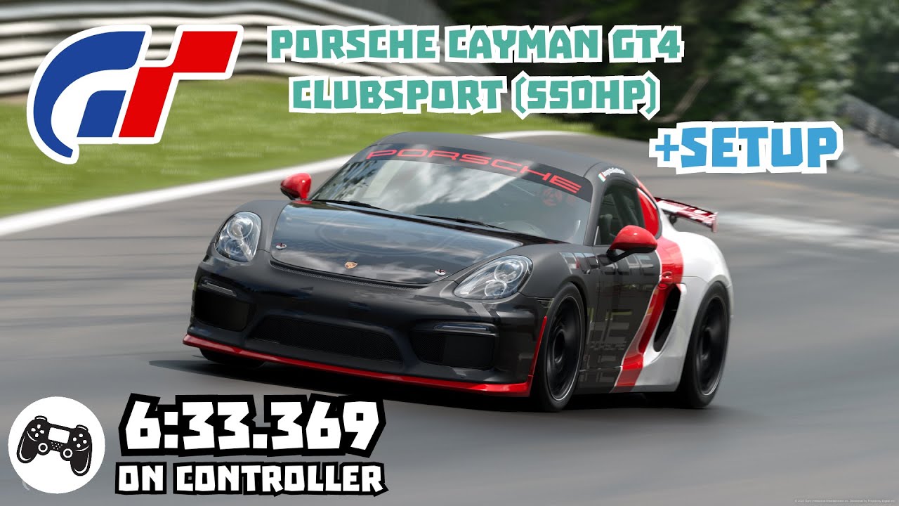 Gran Turismo 7 | Porsche Cayman GT4 Clubsport Nurburgring 6:33.369 | Lap + Setup