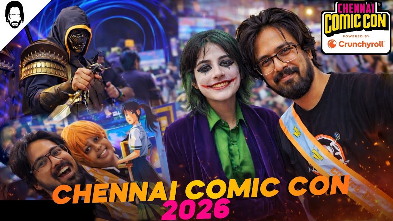 Chennai Comic Con 2026 🔥 Mini Vlog & Tour | Playtamildub 