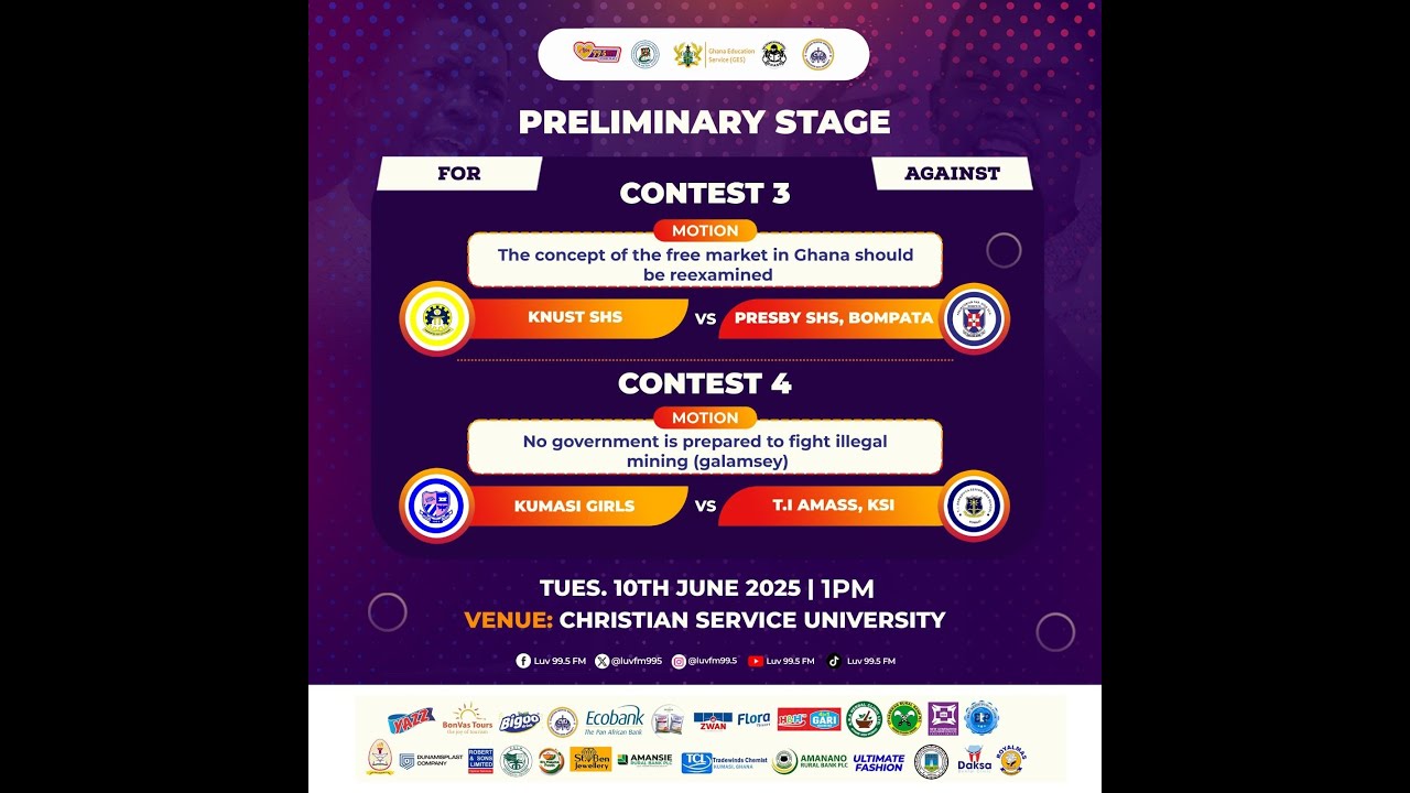 Brains on fire! 🔥 Osei Tutu SHS vs Osei Adutwum SHS #LuvFmHSD