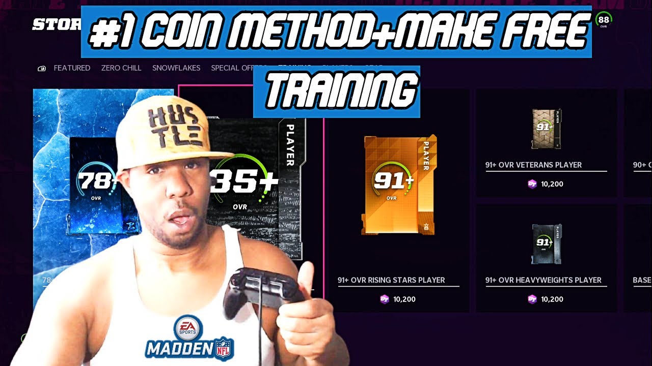 #1 COIN MAKING METHOD+FREE TRAINING FOR BO KNOWS! MADDEN 22 UNLIMITED COIN+UNLIMITED TRAINING TIPS