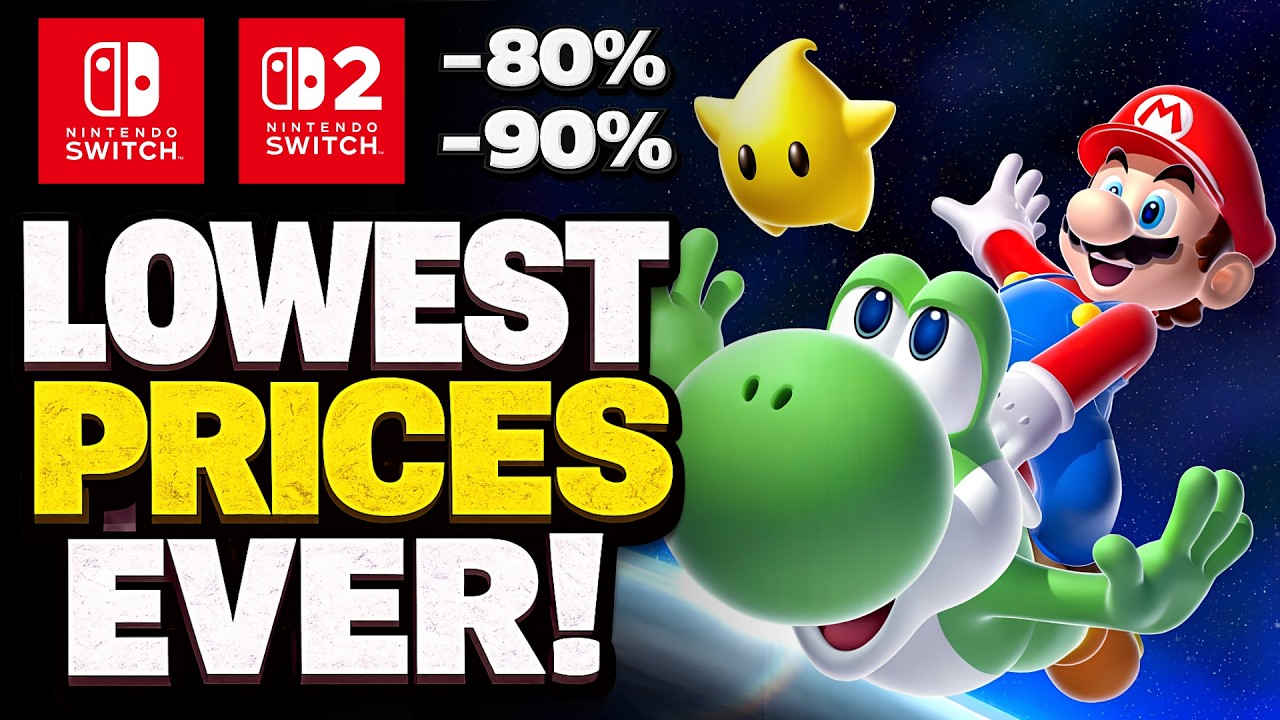 На Nintendo сейчас БЕЗУМНЫЕ скидки! (до 90%)