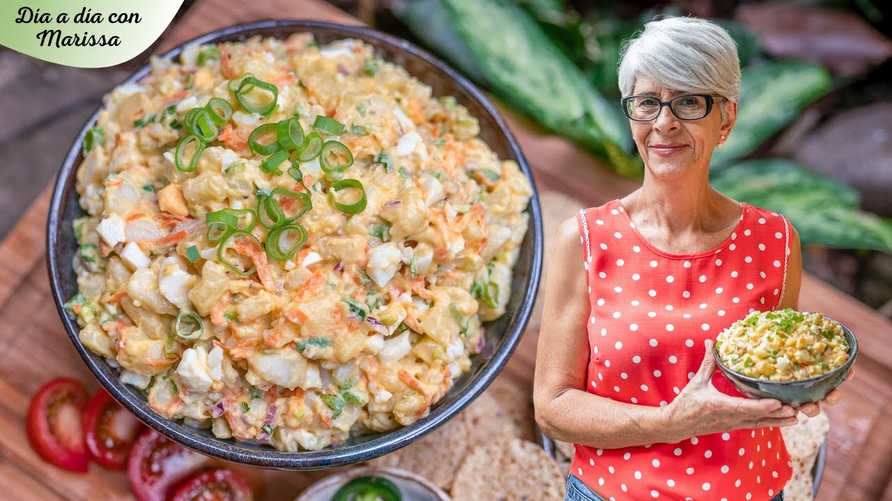 Ensalada de papa, para disfrutar sola o como acompañante.