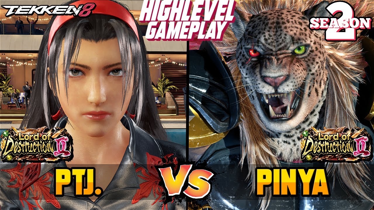 Tekken 8 – PTJ (Jun Kazama) vs PINYA (Armor King) – T8 High Level Gameplay!