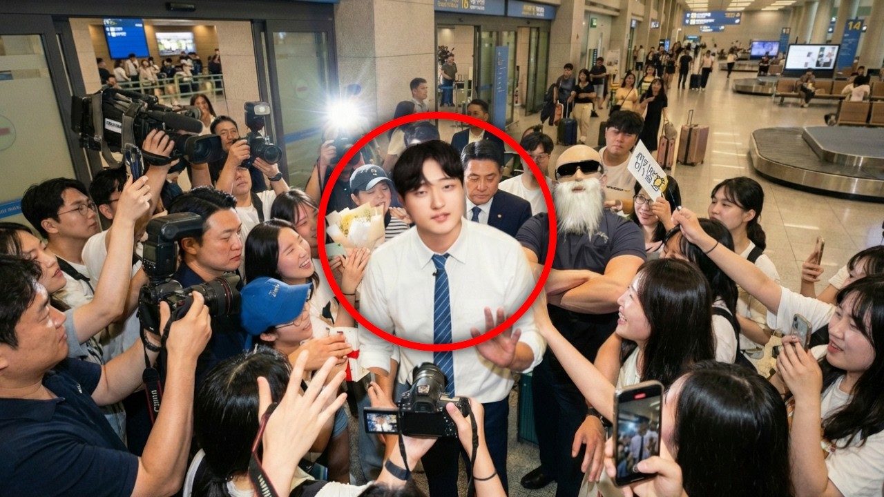 팬들은 연예인이 언제 입국할지 알고 기다리는 걸까?