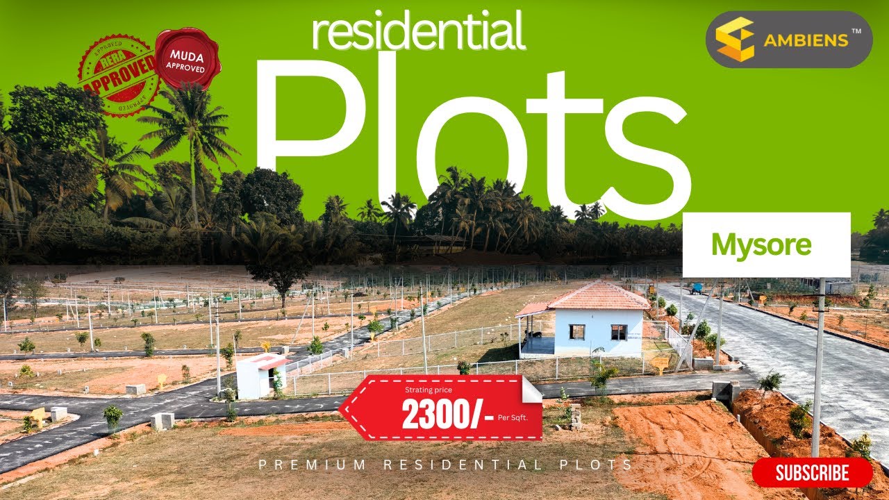 RERA & MUDA Approved Plots in Mysore | Invest Smart with Ambiens Groups