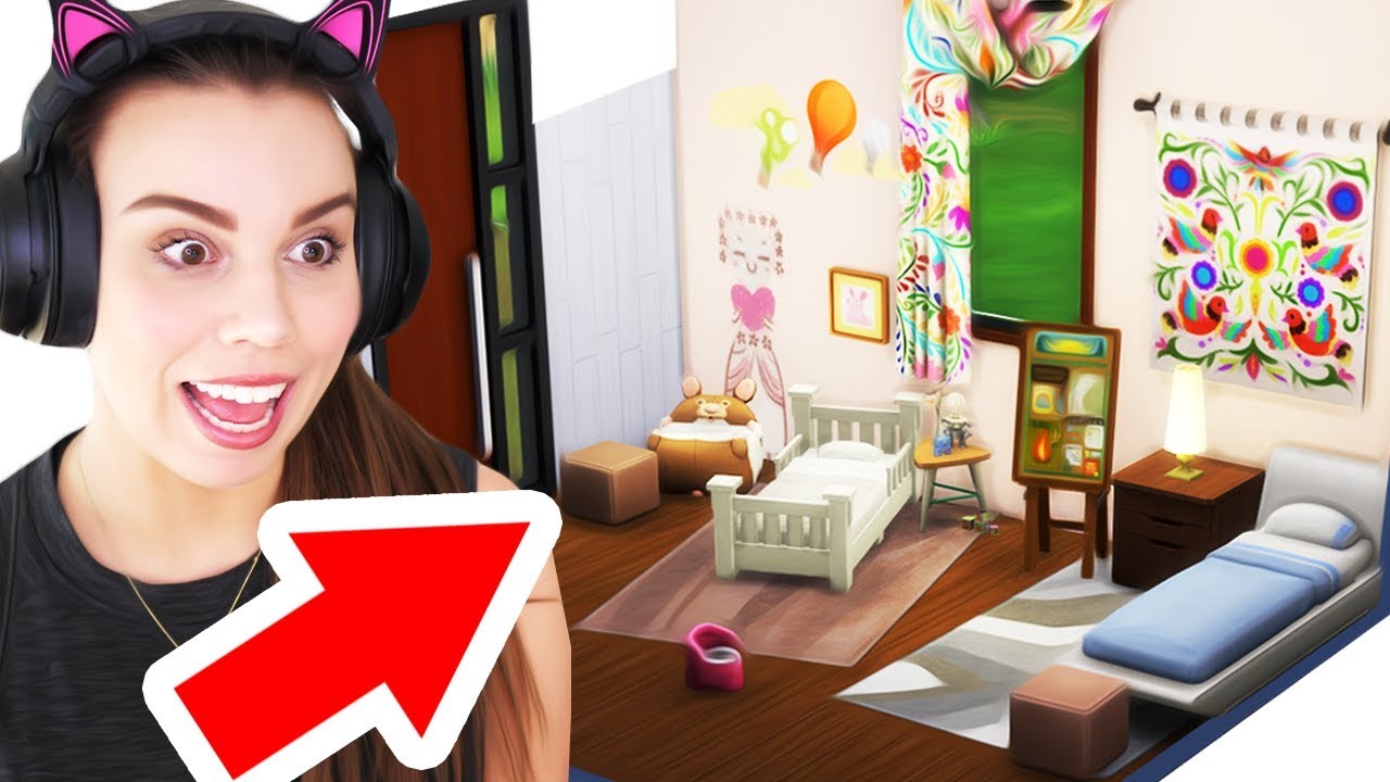 🏠 Build-a-House (Shared Children's Bedroom) The Sims 4
