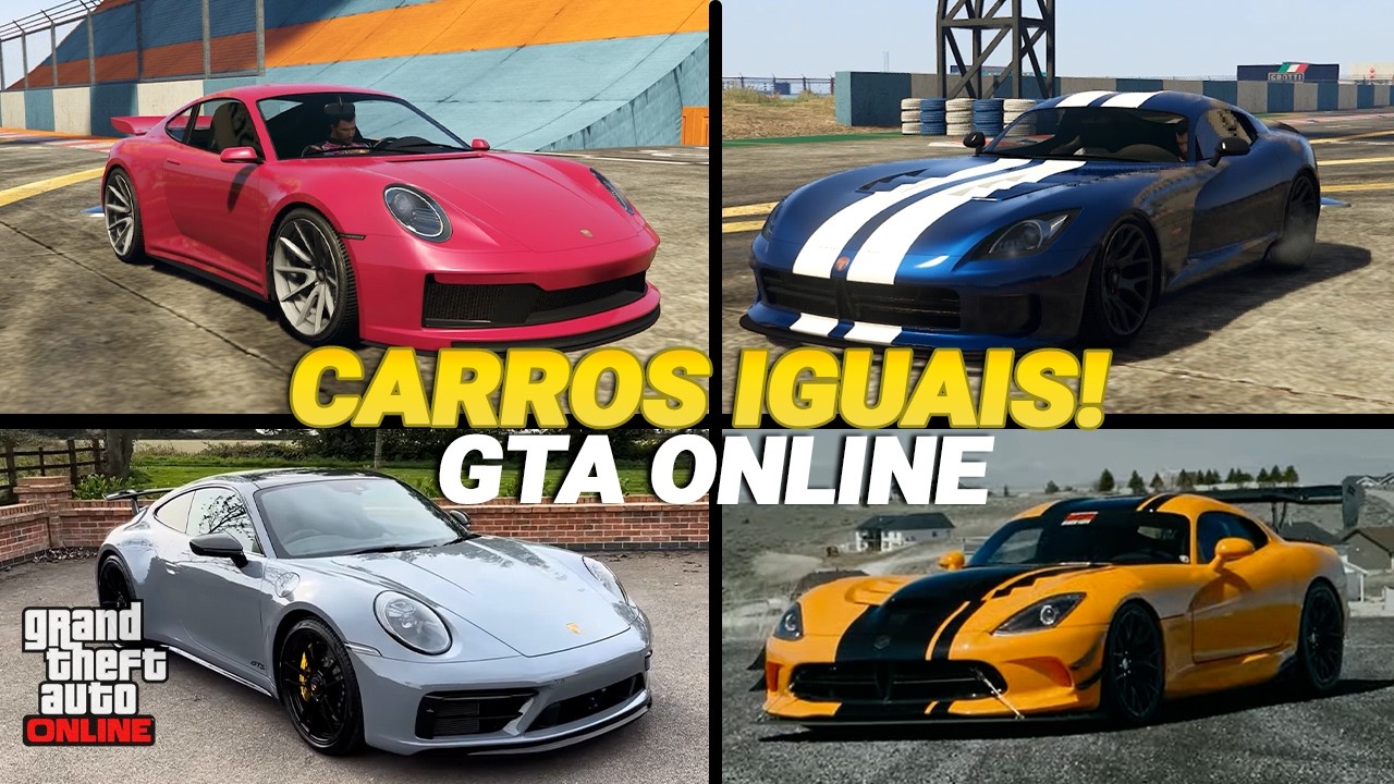 TOP 10 CARROS do GTA Online que SÃO IGUAIS aos da VIDA REAL! (2026)