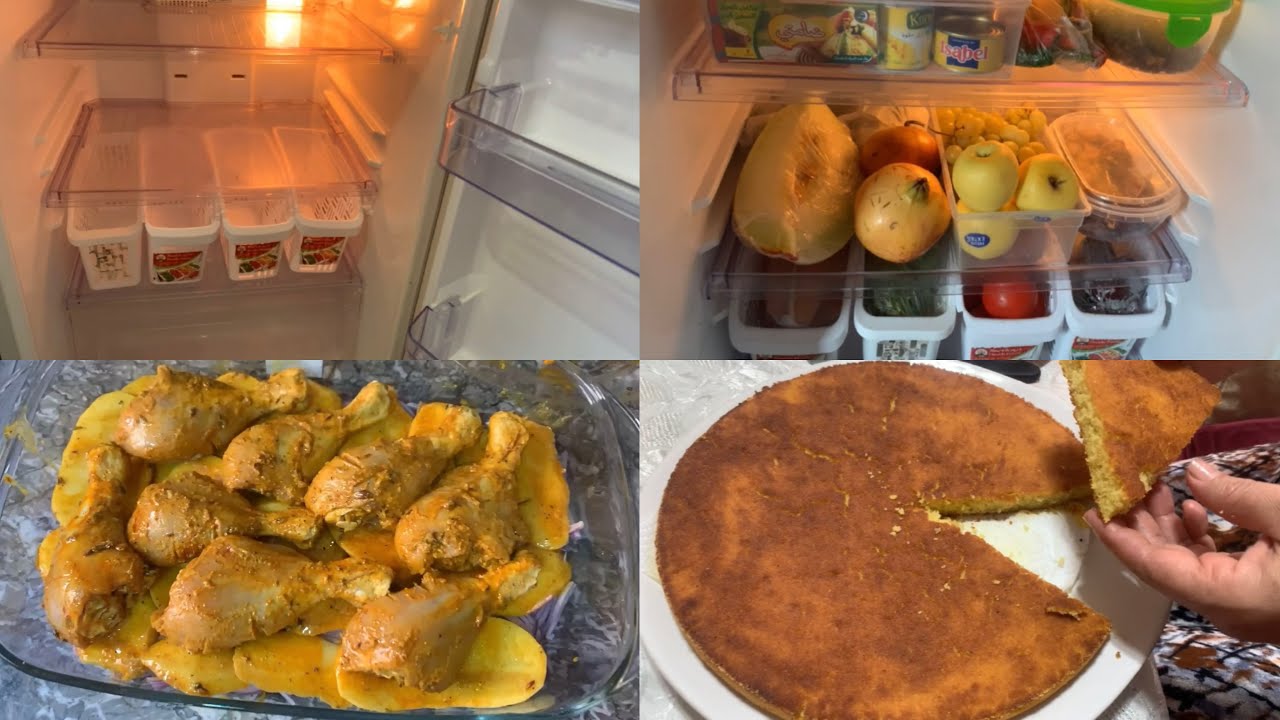 شاركت معاكم نهاري من الصباح حتى العشية👌🏻 / خملت الثلاجة / حريشة فالفران/ فخيضات الدجاج فالفران 😋